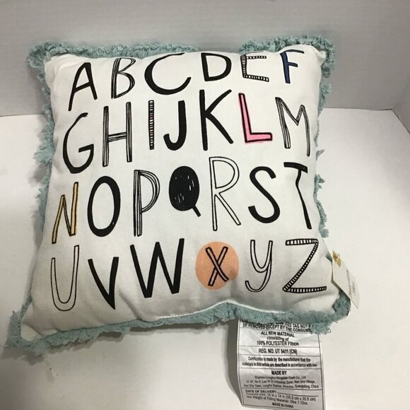 Girls Room  Decorative Throw Pillow 3 Piece Bundle Mix and Match Rainbow colors - Picture 3 of 16